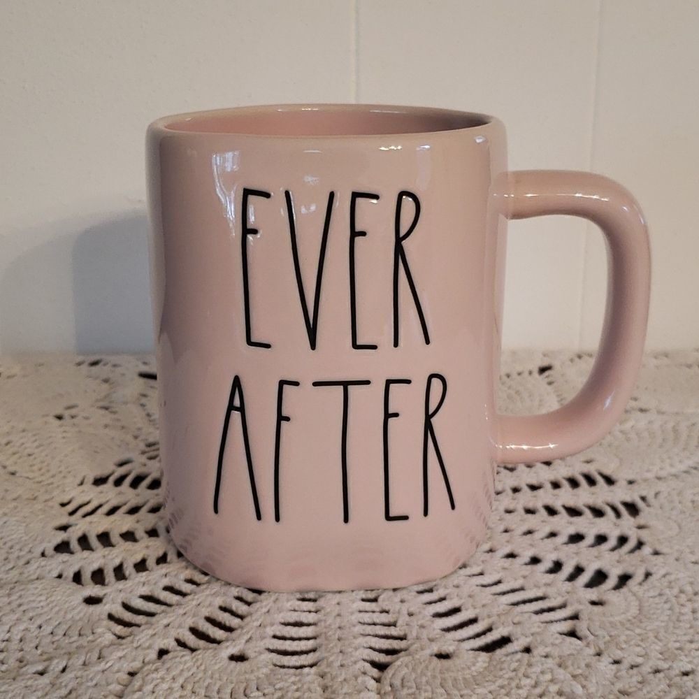 EUC Rae Dunn Coffee Mug - "EVER AFTER"